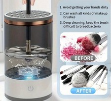3 in 1 Electric Makeup Brush Cleaner Dryer USB Automatic Portable Holder Tool