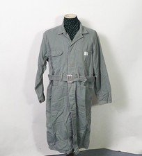 1960's Penney's Big Mac Grey Herringbone Twill Belted Shop Coat Sanforized 1317