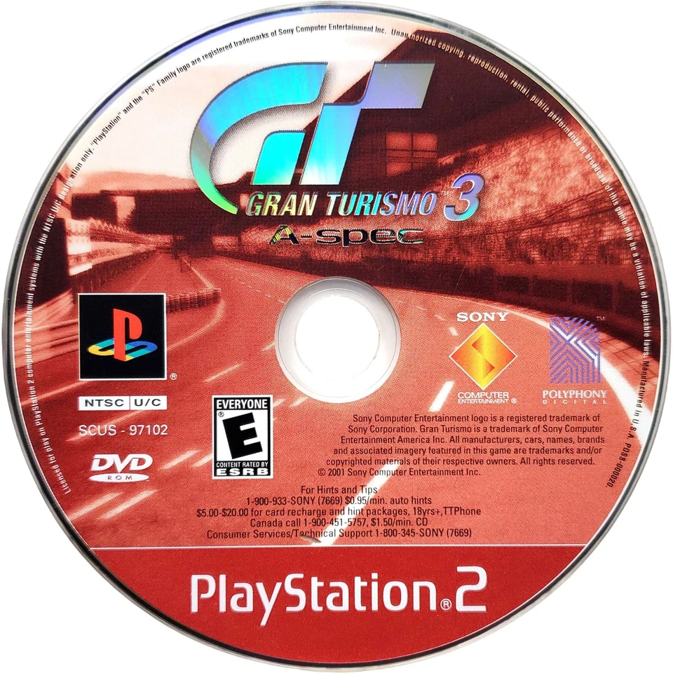 Gran Turismo 3 Greatest Hits - Sony Playstation 2 PS2 Probado Auténtico Foto 3 de 4