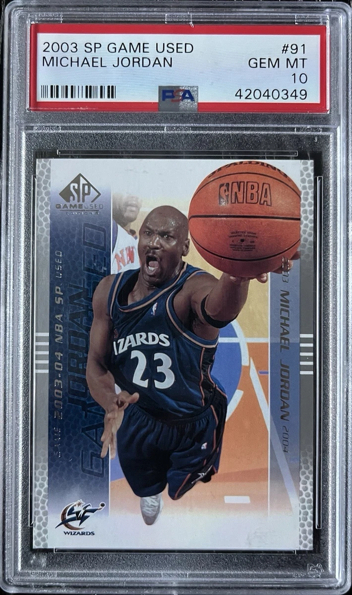 Michael Jordan Washington Wizards Basketball Grade 10 Sports