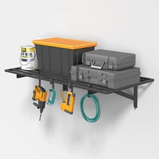 2x4ft Heavy Duty Garage Shelving, 2' x 4' Garage Wall Shelving Wall Mounted, ...