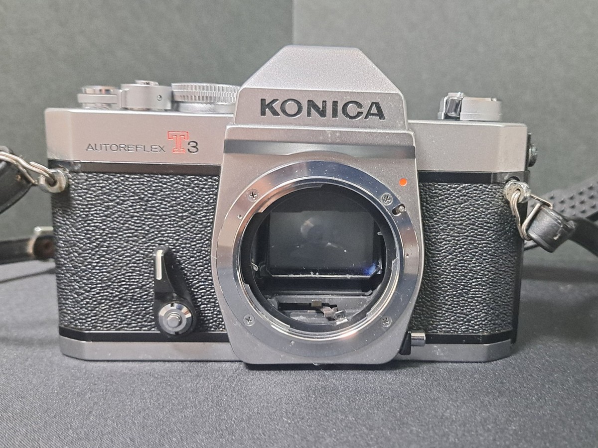 コニカ AUTOREFLEX T3 HEXANON AR 50mm F/1.7 🐾[Near MINT]Konica Autoreflex T3 Kamera + Hexanon AR 1.7