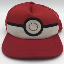 Pokemon Pokeball Youth Red Baseball Hat Cap Snapback Adjustable 2019 Nintendo