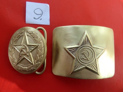 Soviet Union set of buckles of the Red Army № 9