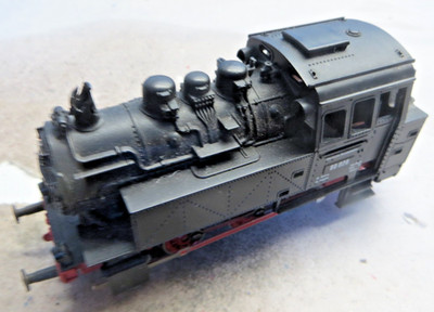 Roco H0 04114A Dampflok BR 80 028 der DB Gleichstrom beleuchtet geprüft
