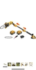 20V Cordless Pole Saw，8-inch Electric Pole Saw for Tree Trimming, 14 Ft MAX R...