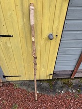 Bark On Holly Twisted Walking Stick