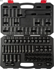 Sunex Tools 3351 38 Inch Drive Impact Socket Set 51-piece Metric 7mm - 22mm