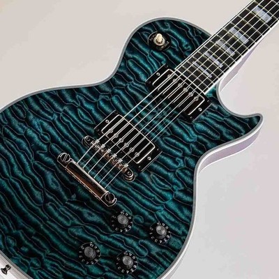 Gibson Custom Shop 1968 Les Paul Custom 7A Quilt Top Nordic Blue