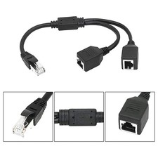 RJ45 Splitter Adapter 1 to 2/3 Ways CAT 7 6 5 LAN Ethernet Cable Connector