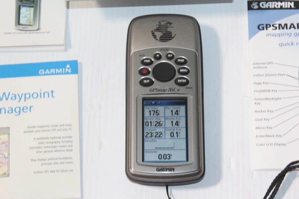 Garmin GPSMAP 76Cx Handheld Mapping Navigator GPS Color in Box Works NICE - Image 2 of 4