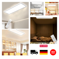 LED Deckenleuchte Dimmbar 24W Fernbedienung 58X20Cm Weiß 3000K-6500K BüRo