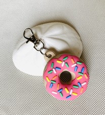 Donut Pill Holder Keychain - Bag Charm - Travel Pill Case - Organizer On-the-Go