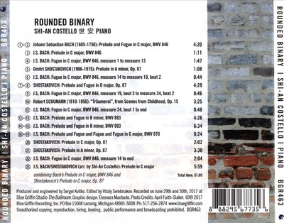 ROUNDED BINARY: PRELUDES AND FUGUES OF J.S. BACH AND DMITRI SHOSTAKOVICH NEW CD