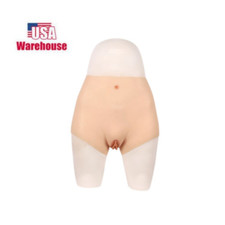 Silicone Panty Thicken Hip Underwear Pant Fake Vagina Crossdresser Transgender