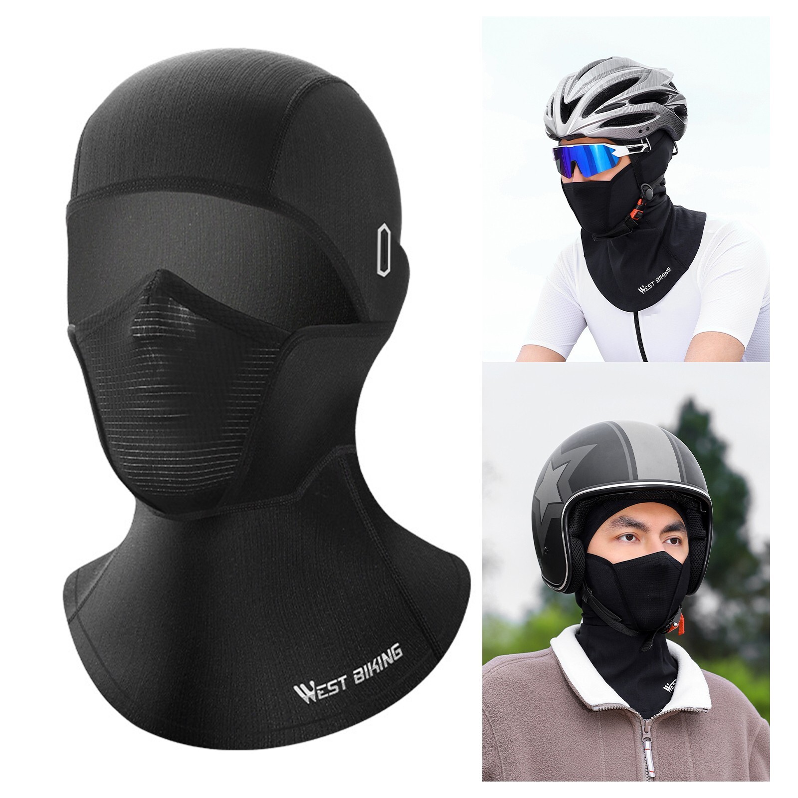 Versatile Cycling Sun Protection Headgear for Outdoor Activities Face