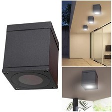 Faretto lampada soffitto GU10 plafoniera quadrata esterno LED impermeabile 230V