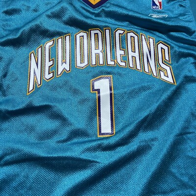 Reebok New Orleans Hornets Baron Davis #1 NBA Jersey Youth Size