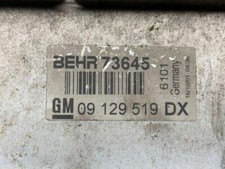 OPEL ZAFIRA A F75 Ladeluftkühler 09129519DX 2.00 Diesel 74kw 2001 23945408