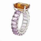 HSN Colleen Lopez Sterling Silver Madeira Citrine & Amethyst Band Ring 7 — photo 10