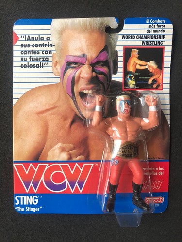 STING Coral Red Truncks Version WCW Galoob Figure ...