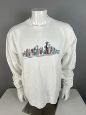 GEAR FOR SPORTS Men’s Sweatshirt Size Large ( Seattle WA . ) NWT White 