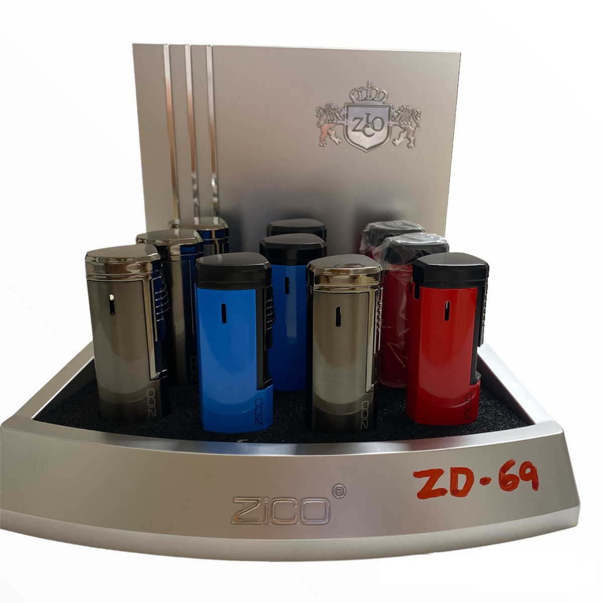 Zico Torch ZD-69 Four Flame Refillable Windproof Torch