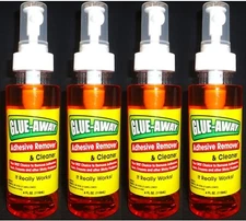 4 Glue-Away Adhesive Remover Spray Cleans Sticker Price Tag Gum Crayon Each 4 oz