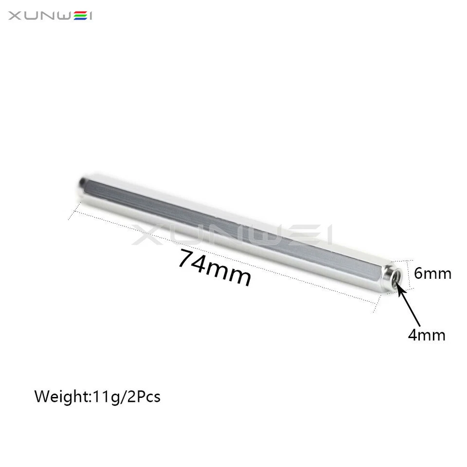 2pcs #86803 JOINT POST 4x6x74mm For RC Truck HPI Savage HP FLUX X XL 4.6 5.9 SS - Image 4 of 4