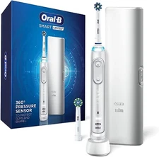Oral-B Pro Smart Limited Electric Toothbrush (2) Brush Heads White (Travel Case)