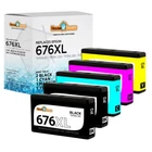 T676XL Ink Cartridge for Epson WorkForce Pro WP-4020 WP-4520 WP-4530 Lot