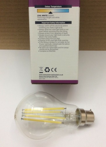 100w Clear Bayonet GLS Light Bulbs Warm,Cool,Daylight = 11/10.5w Watt LED B22 BC - Picture 8 of 16