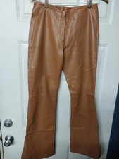 Pelle Studio Wilsons Brown 100 Leather Pants Size 8