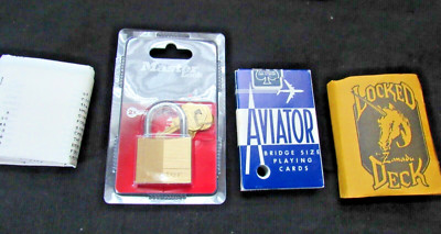 Vintage Zanadu Locked Deck Magic Trick With Brand New Lock