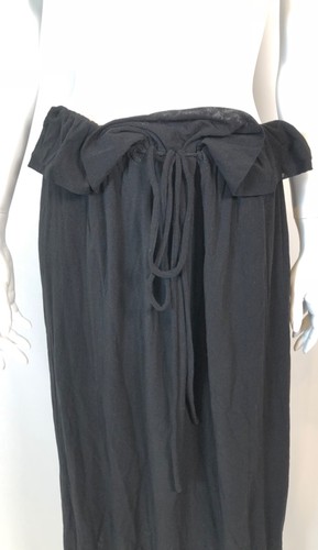 Helmut Lang Rare Archival Vintage Mesh Foldover Drawstrings Waist Skirt 42 IT - Picture 2 of 5