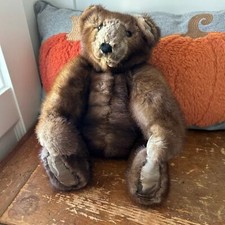 Gorgeous heirloom Mink teddy bear