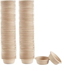 Gecko Food and Water Feeding Cups - Small, 0.5 Oz, for Crested Geckos and Reptil
