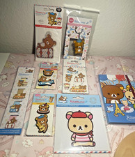 Lote Paquete San-X Rilakkuma - Llavero Imanes Cuaderno Pegatina Marcadores NUEVO