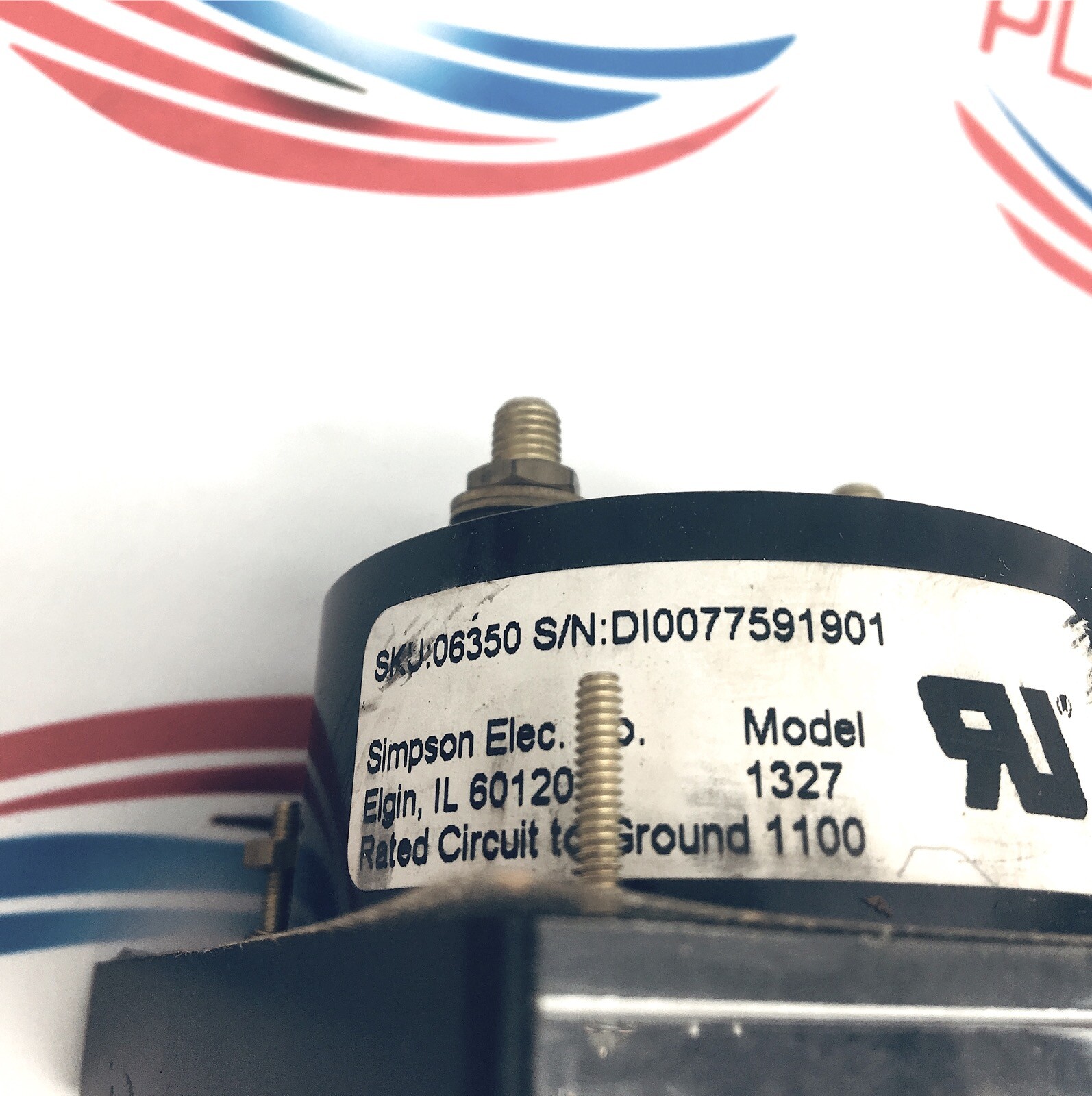 SIMPSON ELECTRONICS 1327 DC MILLIAMPERES METER | eBay