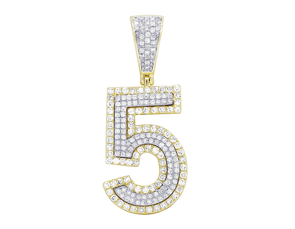 Diamond sale number pendant