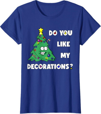 Jolly Crew Christmas Reindeers Sleigh And Santa Xmas Ladies' Crewneck T-Shirt