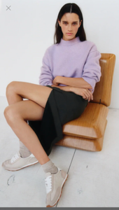 lilac sweater zara
