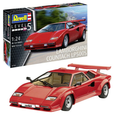 Lamborghini Countach LP500S Bausatz Modellauto 1:24 Standmodell - Revell 07730