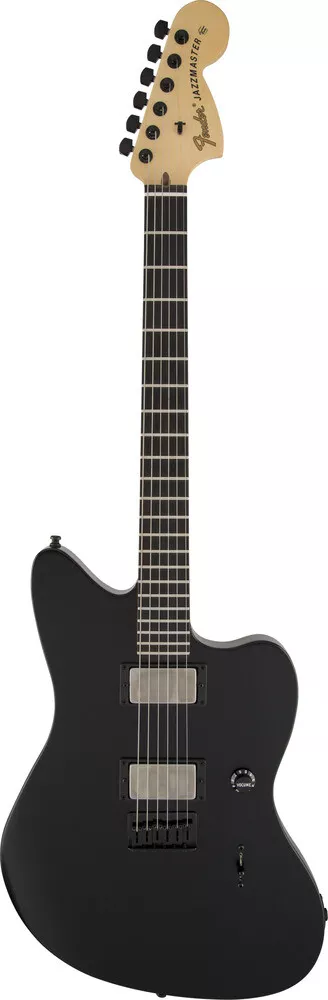 Fender Artist Jim Root Jazzmaster Flat Black Electric Guitar Case