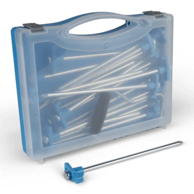 Kampa Rock Peg Set hartstehend grober Boden 20er-Pack mit Peg Abzieher Markise & Zelt