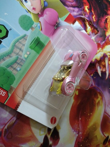 2022 Hot Wheels Super Mario Series Character Cars PRINCESS PEACH HTF, Rare - Picture 4 of 4