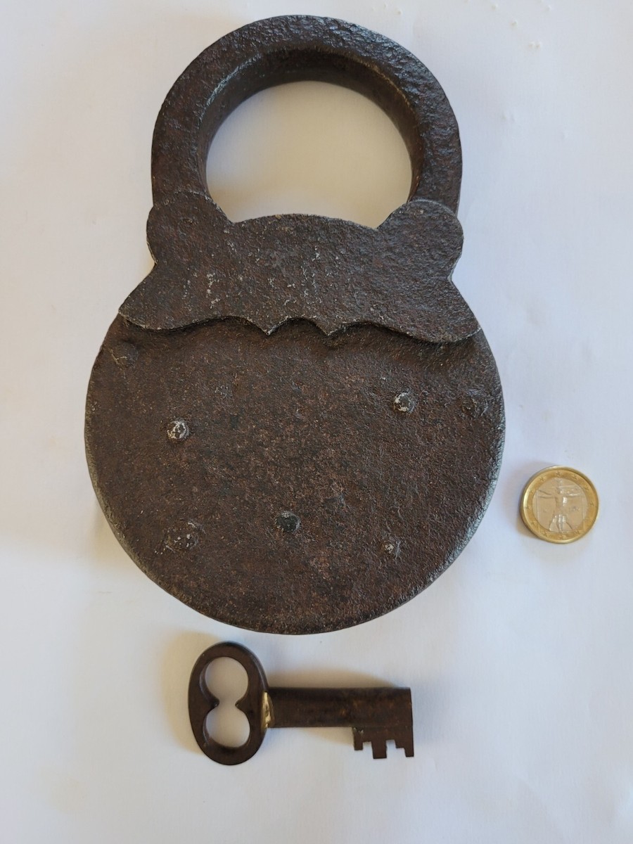 Lucchetto Vintage Con Chiave - Piccolo, In Metallo, Per Scatole, Diari, Borsette, Argento - Foto 9