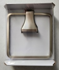 Pfister BRB-FE1K Park Avenue Towel Ring 6" w Concealed Mountings, Brushed Nickel
