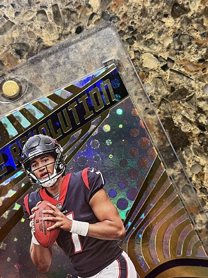 2023 Panini Donruss Football C.J. Stroud Rookie Revolution #RR2 Refractor (RC) - Image 4 of 4
