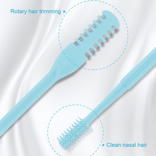 5/12/24Pcs Portable Manual Nose Hair Trimmers Nasal Hair Cutters for